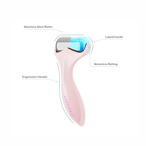 Greenstalk Stainless Steel Ice Roller For Face&Body, Cryo-Thermal Facial Roller, Ice Globes, Skin Care Facial Tools,Body Massage Roller,Face Massage Tools, Warm & Cool Facial Treament. - Image 3