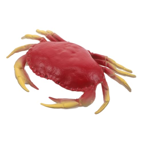 FRCOLOR 小型プラスチックカニ模型 リアルな海洋生物フィギュア 向け海の生き物知育 持ち運び便利で精巧な模型 パーティー装飾や水族館デ