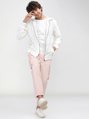 Image of Highlander Men's Cargo Jogger Trousers | Perfect for Casual Outings,Travel & Work Wear with Utility Pockets
