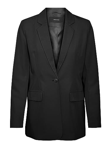 VERO MODA CURVE Damen Vmzelda Ls Blazer Curve Noos, Schwarz, 54 Große...