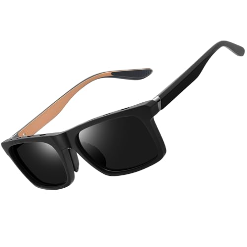 Image of Joopin Polarized Sunglasses Men Women UV400 Protection, Big Chunky Square Sun Glasses, Designer Shades Retro Sunnies Driving