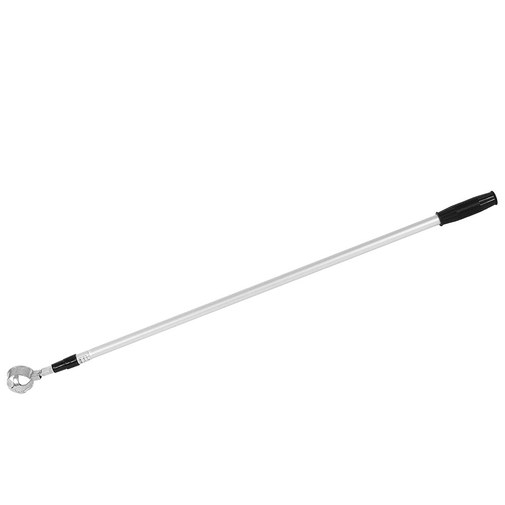 Golf Ball Retriever, Teleskop Golf Angel Pick Up Claw Balls Grabber Aluminiumlegierung Golf Locking Scoop Retriever Golfer Tackle Zubehör(3 Abschnitte)