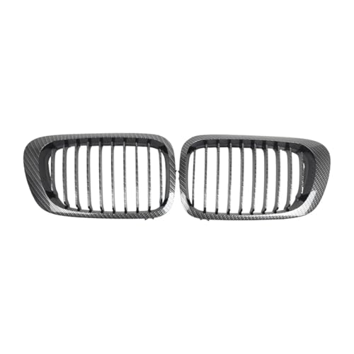 Grilles calandre avant voiture BMW E46 Coupé 1999-2002 noire mat pour remplacer les grilles usées