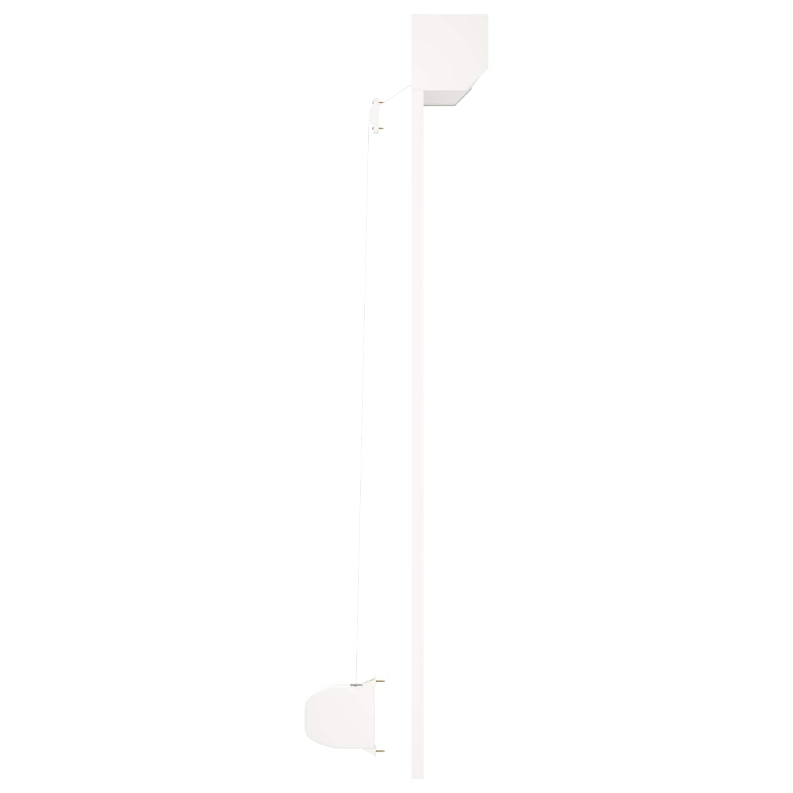 Volet roulant blanc 130 x 140 cm en aluminium et polyuréthane avec rail de guidage et pilote manuel pour fenêtre, maison, extérieur, protection solaire et brise-vue