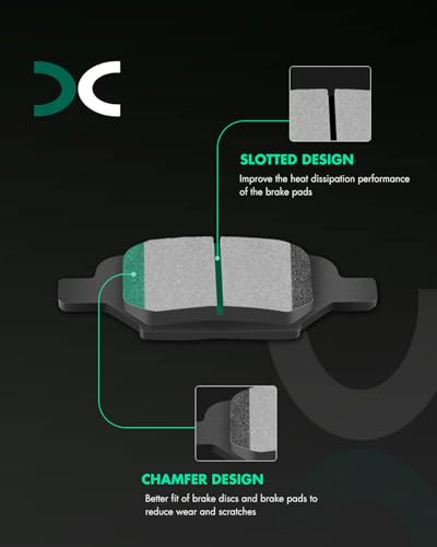 Image of SCITOO D1028 D1033 Front Rear Ceramic Brake Pads Kits For Chevy For Malibu | For Chevy For Cobalt,For HHR,For Pontiac G5 07-08,For G6 05-10,For Pursuit 06,For Saturn For Aura 07-09,For Ion 04-07;8pcs