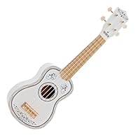 Great for young beginners with soft strings and a small soprano size Ideal for practice and play thanks to a high quality laminate build Hours of fun - play 100s of songs by learning just three chords! Take your first steps in music with a Gear4music...