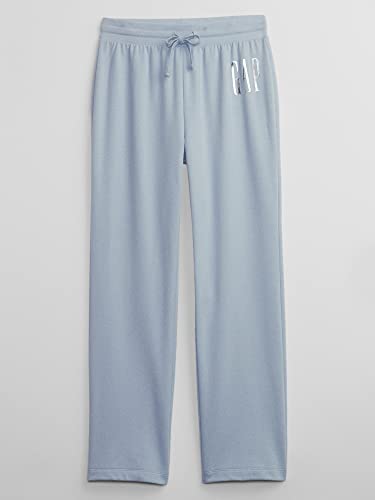 Gap Womens Logo Sweatpants, Ice Blue Shine, Medium Tall Us #TOP3