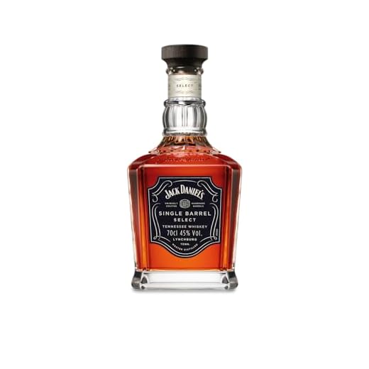 Jack Daniel‘s Single Barrel Select - Tennessee Whiskey - Ein hochwertiges Geschenk - Süße Vanille, schwere Eiche und dunkle Kirschen - 0.7L/ 45% Vol.