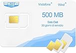 EIOTCLUB SIM Prepagata Senza Contratto, Carta SIM Compatibile con Rete Vodafone & Wind, solo Dati, per 5G/4G LTE Telecamera & Fotocamera Caccia & 5G/4G Router e dispositivi IoT sbloccati