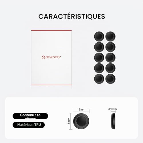 Lot de 10 Capuchons de Joystick de Rechange, Caps Joystick – vue 8