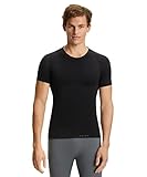 falke shirts Maximale Bewegungsfreiheit: Funktionswäsche zum Laufen, Radfahren, Ski, Wandern und Trekking, Fußball, Reiten, Handball, Tennis, Yoga und Joggen; Sportunterhemd mit Arm engt nicht ein oder drückt nicht durch eine perfekte Passform; ideales Funktionsunterhemd kurzärmlig für den Sport ohne einen nassen Körper zu haben für den Winter und Sommer; Funktionsunterwäsche mit zweilagiger Konstruktion für Männer, Jungen und Teenager