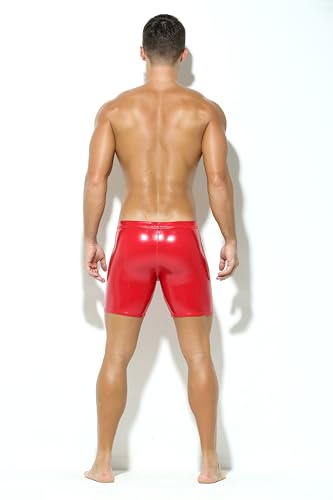 Boxer en cuir homme pour pimenter le couple entrejambe ouverte