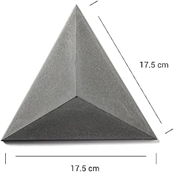 Concrete Triangle Silicone Molds 3D Background Wall Brick Mould Decorative Stone Tile Molds