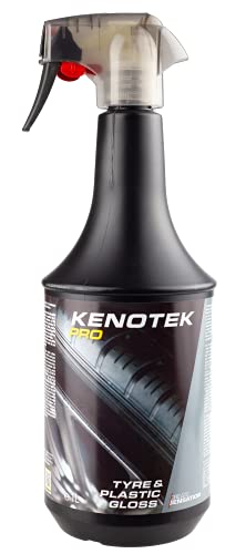 Kenotek Pro Tyre & Plastic Gloss 1 l – Nettoyant pour plastique – Nettoyant pour voiture – Nettoyant extérieur – Entretien des pneus – Rénovateur de plastique