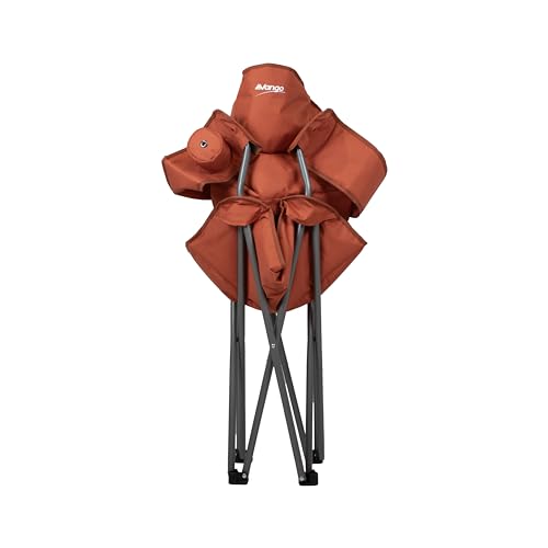 Silla de camping extra ancha para pesca y playa con posavasos térmico integrado 3
