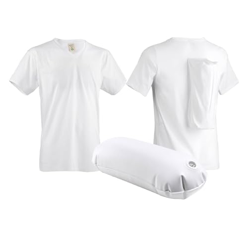 Shirt comfort avec coussin gonflable et chemise de rechange pour homme taille L
