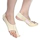 1 Paar Hallux Valgus Korrektur, Hallux Valgus Socken Ballenzehen Korrektur Rutschfester Fersenriemen Großer Zeh Hammerzeh Korrektur, Einstellbares Design Schiene Zehenkorrektur für Damen Herren(M)