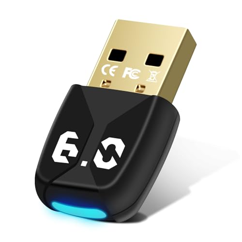 Adattatore Bluetooth 6.0 USB Dongle per PC, chiavetta USB Bluetooth