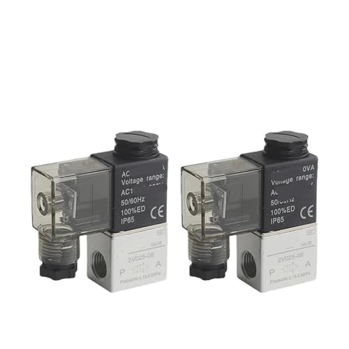 Électrovanne normalement fermée 2V025-08 pour stopper les pertes d'air comprimé 1/4" - 2