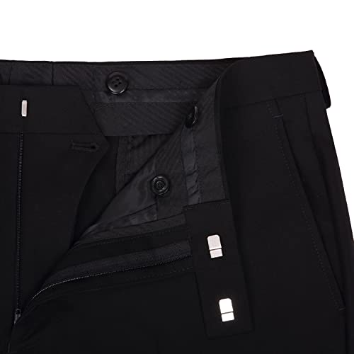 AMY ZHU Men's 2 Piece Suit Slim Fit Suits for Men, Stylish 2 Button Jacket & Dress Pants Set for Wedding Business Prom4