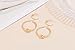 Knot Hoop Earrings for Women C Hoop Earrings Statement Lightweight Trendy Open Hoops Fashion Jewelry