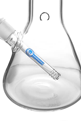 Heisenberg Beaker Bubble 12-Arm Perc Blue Glasbong Höhe 48,5cm Percolator Bong 18.8er Schliff mit Kickloch ohne Eisfach – Bild 7