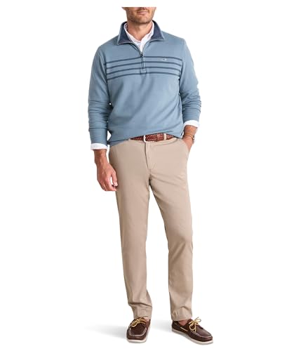 Image of vineyard vines Men's Saltwater Quarter-Zip Pullover Sweater