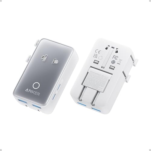 Anker Nano European Travel Plug Adapter, 5-Port Fordable Travel A...