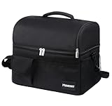 Beutrain Kühltasche Picknicktasche,Isoliertasche 24L Pro Edition - XXL Doppelschicht-Isolierung mit Wasserdichte Campingtasche faltbar inkl. 3D-Tragegurt für Outdoor, Grillpartys