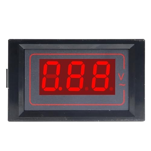 Voltmètre LED AC 50-500V mini panneau d'affichage numérique à deux fils