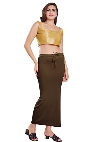 Image of RANI SAAHIBA Women's Stretchy Slim Fishcut Petticoat Cotton Shapewear