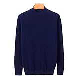 Autumn Men's Thin Sweater Turtleneck Comfortable Stretch Sweater (Color : A, Size : XL Code)