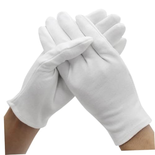 POPETPOP 12 Pares guantes de seguridad guantes de desfile guantillas gloves guantes algodon guantes de algodon guantes de algodón guantes sp guantes de trabajo guantes
