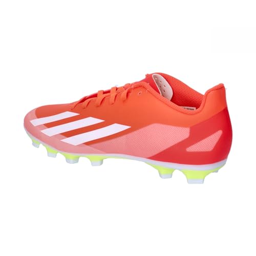 adidas Mens X Crazyfast Club Flexible Ground Football Boots Solar Red/White 8 - Image 3