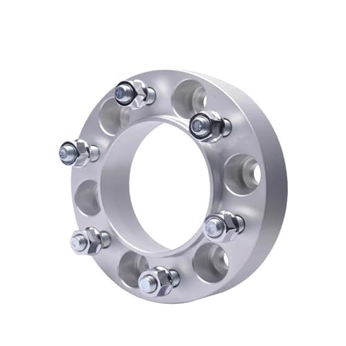 DZST Wheel Spacers per Mitsubishi per Pajero Adattatore Distanziale Ruota PCD 6x139,7 CB 67,1mm Separatore in Lega di Alluminio Forgiato M12x1,5 Distanziali(Silver 35mm)