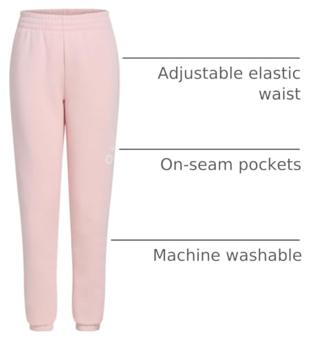 Image of adidas Girls' Cotton Fleece Joggers