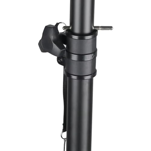 Image of Softline Pro Heavy Duty Studio Monitor Stand Round Base with Adjustable Top Plate 15-27cm - Single (SP 904 RV)