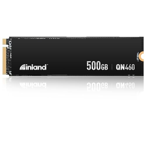 INLAND QN460 SSD 500GB Gen4 NVMe M.2 Internal Gaming Solid State Drive, Up to 5,300MB/s, Storage and Memory for Laptop & - Detailed View