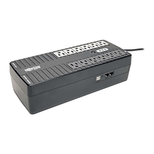 Eaton Tripp Lite Series INTERNET750U Small UPS Battery Backup & Surge Protector, 750VA / 450W, 12...