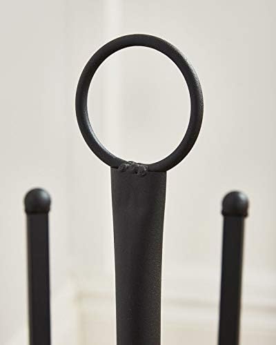 Direct Online Houseware 5 Pair Black Round Boot Shoe Rack Welly Holder Stand Storage Organizer, ROW2522, 43cm x 43cm x 56cm - Image 4