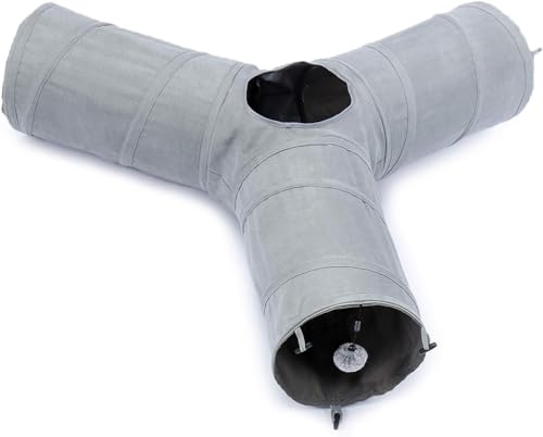 LOYAL RAIN Cat Tunnel Collapsible 3 Way Cat Play Tube 27 cm in Diameter