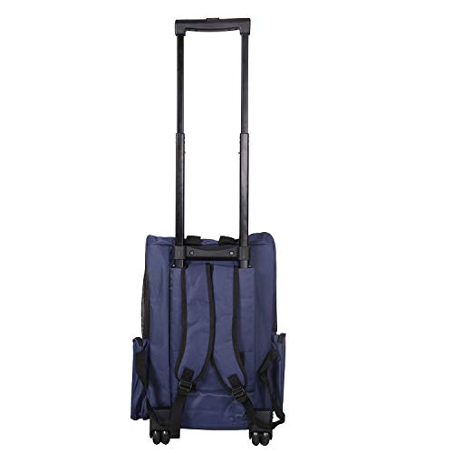 image for LEMKA Pet Rolling Carrier Backpack Wheel Around 4-in-1 Pet Travel Carr
