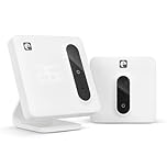 Garza Smart - Termostato Wi-Fi Inteligente para Caldera y Calefacción, con Adaptador, Medidor Consumo, Control táctil, Detección Ventanas Abiertas, Control App y Voz, Alexa/Google, 401367G