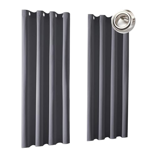 Rideau 100% lumière bloquer et isolant thermique à oeillets - 2