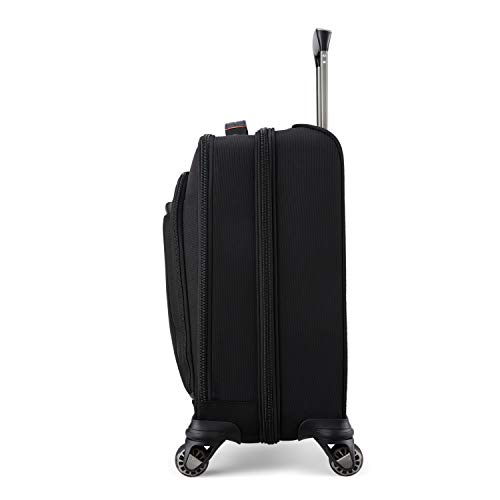 Samsonite Pro Travel Softside Expandable Luggage with Spinner Wheels, Black, Smart Carry-On 21-Inch