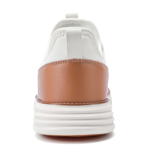 Image of VILOCY Mens Slip On Casual Dress Shoes Hands Free Fashion Sneakers Mesh Tennis Walking Work Shoes Comfortable Breathable Lightweight Non Slip