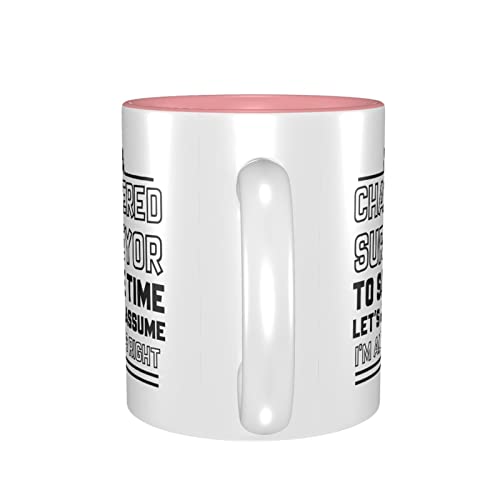 Taza de café con texto "I'm a Chartered Surveyor to Save Time" con texto "I'm A Chartered Surveyor to Save Time" - Taza divertida con texto "I'm A Chartered Surveyor to Save Time" - Imagen 4