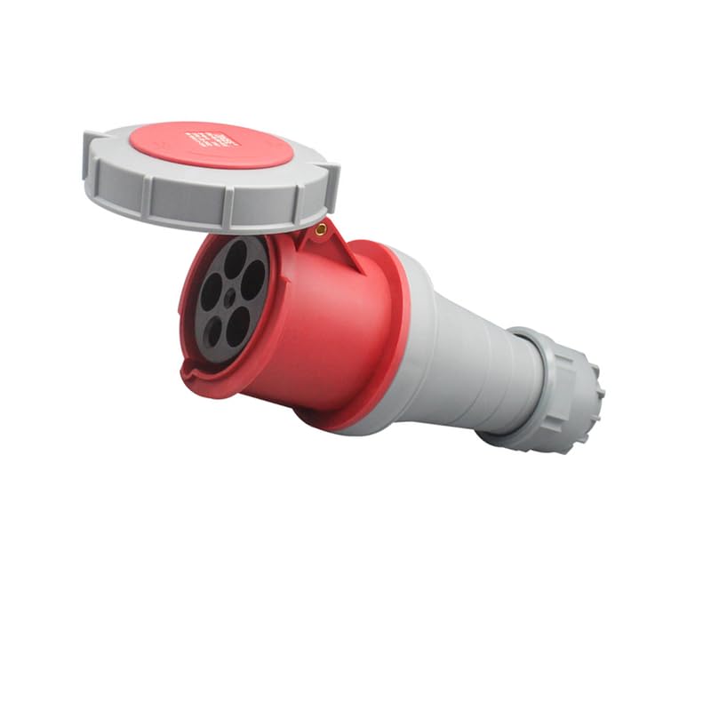 Amazon.co.jp: IEC 60309 防水工業用コネクタソケット、5ピン 63A 380V