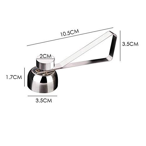Egg topper cutter, stainless steel egg opener for raw, soft or hard boiled eggshell