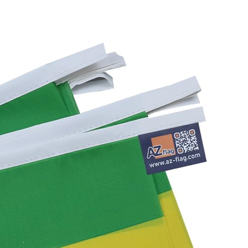 Image of AZ FLAG Guinea 6 meters BUNTING Flag 20 flags 9'' x 6'' - Guinean STRING flags 15 x 21 cm